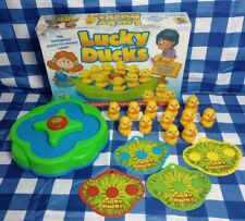 Vintage Lucky Ducks Motorized Game by Milton Bradley Color Match No Instructions picture