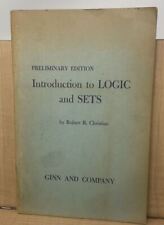 Preliminary Edition Introduction to Logic and Sets Robert Christian 1958 D3 picture