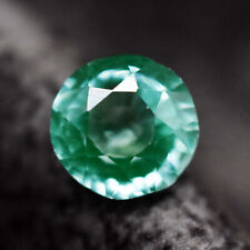 3 Ct Natural Parti Sapphire Round Cut IGL Certified Sri Lankan Loose Gemstone picture