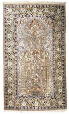 Stunning Exquisite Hand-knotted Silk Rug 3’ 1” x 5’ 4” (INV125) 3x5 picture