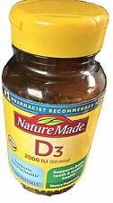 Nature Made D3 2000 IU 50 mcg 250 Softgels Exp 2026 picture