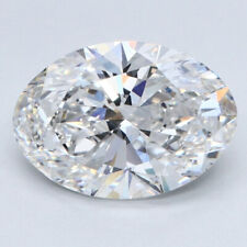 Loose CVD Diamond 2.80Ct Oval , D Color, 8x10 mm, Clarity IF , Certified Diamond picture