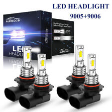 4Pcs 9005 9006 LED Headlight Bulbs High Low Beam 120W For Toyota RAV4 1998-2012 picture