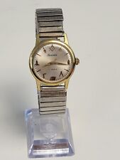 Vintage Masonic Mason Dominion 17 Jewel Gold Wind Up Watch - Silver Dial picture
