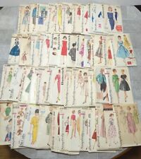 Lot of 48 Vintage Sewing Patterns 1950s Ladies Mostly Dresses picture