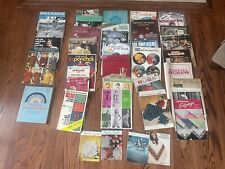 Lot of 46 Vintage Crochet/knit Magazines/books. For Men Too picture