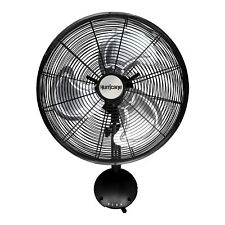 Hurricane 16 Inch Pro High Velocity Oscillating Metal Wall Mount Fan, Black picture