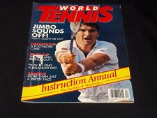 1986 DECEMBER WORLD TENNIS MAGAZINE - JIMMY CONNORS FRONT COVER - E 5396 picture