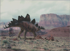Paleontology Dinosaur Two Stegosaurus Roof Lizard Herbivore Late Jurassic 1996 picture