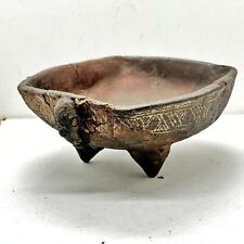 Authentic Ancient Pre Columbian Clay Pottery Antiquity Artifact Dish Native — E picture