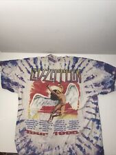 Vintage 1995 Tye Dyed  No Quarter Tour Led Zeppelin Shirt XL picture