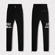 New Joggers Sweatpants Men's Casual Slim-Fit With Zippers On Pockets AM8807 picture