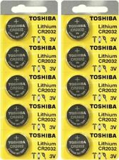 10 x New Original Toshiba CR2032 CR 2032 3V LITHIUM BATTERY BR2032 DL2032 Remote picture