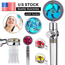 Handheld Propeller Turbo Fan Hydro Jet Spinning Shower Head High Pressure Spa picture