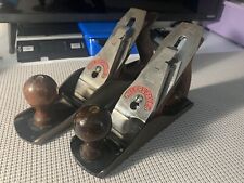 Vintage MILLERS FALLS No. 14 & No. 9 wood planes lot of 2, nice/clean /ready picture