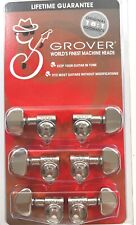 Grover RotoMatics Machine Heads 102-18N Nickel 3 and 3 Lifetime Warranty picture