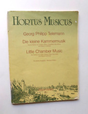 HORTUS MUSICUS,  GEORG TELEMANN, LITTLE CHAMBER MUSIC,  SIX PARTITAS FOR VIOLIN picture