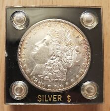 1880 S Morgan Silver Dollar Liberty Head Coin - 90% Silver - Includes Case picture