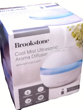 Brookstone Ultrasonic Aromatherapy Diffuser w/ LED Light Cool Mist New picture
