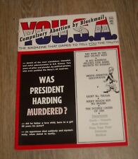 April 1963 YOU S.A MAGAZINE PRESIDENT HARDING BARRY GOLDWATER 1956 DOUBLE CROSS picture