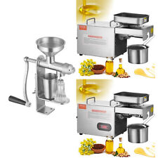 VEVOR Manual/Electric Oil Press Machine Stainless Steel Oil Extractor Peanuts picture