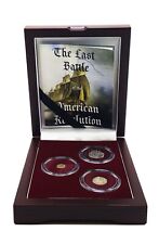 American Revolution Colonial Era Coin Deluxe Wood Box Set picture
