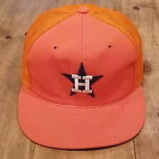 Vintage Houston Astros Hat Cap Snapback Sports Specialties 80s Youngan Orange picture