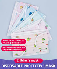 [Individually Wrapped] 10/50 Pcs Kids Disposable Face Mask 3-Ply Non-Medical picture