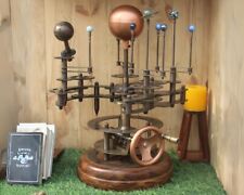Solar System Celestial Model Fully Functional Antique Orrery with Saturn picture