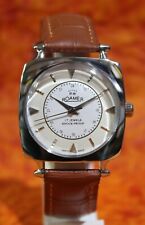 Antique Vintage Roamer Swiss ST96 17 Jewels Hand Wind White Dial Mens Wristwatch picture