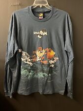 SPACE JAM XL VINTAGE SHIRT 1996 WITH TAGS MONSTARS BUGS TAZ WARNER BROS BY GIANT picture