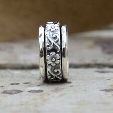 925 Solid Sterling Silver Ring & Meditation Spinner Ring Handmade Ring ALL Size picture