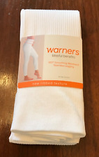 WARNERS BLISSFUL BENEFITS SZ 2X/ 3X WHITE RIBBED LEGGINGS SEAMLESS NWT picture
