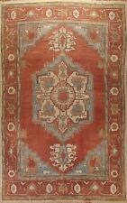 Antique Geometric Oushak Turkish Rug 11x16 Palace Size Hand-knotted Wool Carpet picture