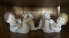 VTG Boy & Girl Toddler Porcelain Figurines *RARE* FEI Collectible picture