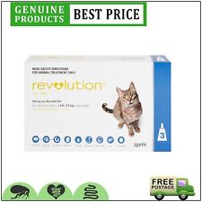 `Revolution BLUE for Cats 2.6 Kg to 7.5 Kg  6 Pipettes picture