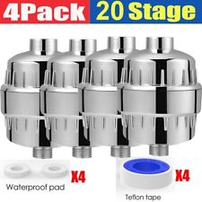 4 Pack 20 Stage Shower Filter for Hard Water Softener Remove Chlorine & Flouride picture