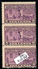 USAstamps Unused US Special Delivery Scarce Double Paper Error Scott E15 OG MNH picture