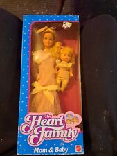 NIB Vintage 1984 The Heart Family Mom & Baby Doll Mattel 9078 Sealed picture