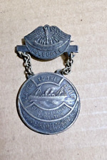 1909 Antique Lakes to the Gulf Deep Water Convention Delegate Medal New Orleans picture