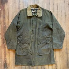 Vintage 1990’s Monsoon Country Covers Waxed Jacket Barbour Style Size L picture