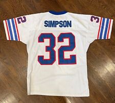 Vintage Throwback OJ Simpson #32 Buffalo Bills Mitchell & Ness Jersey size 54 picture