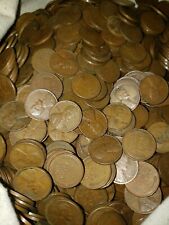Bag Of 100 Lincoln Wheat Cents Possible Dates Of 1909-1958 With PDS Mints .66LBS picture