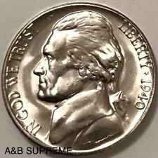 1940 S Jefferson Nickel Gem Bu Uncirculated picture