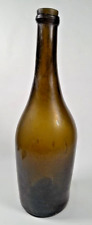1700's French / Belgian Flowerport Wine / Continental BLACK GLASS picture