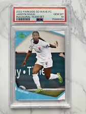 2022 Parkside NWSL Jaedyn Shaw Rookie Limited Inaugural Team Set PSA 10 (Pop 8) picture