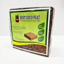Best Coco Peat - Premium Coir Pith 5Kg/11 Lbs Block, Expands to 15 Gallon,Low EC picture