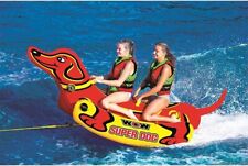 WOW Sports Super Dog Towable Deck Tube for Boating 2 Person picture