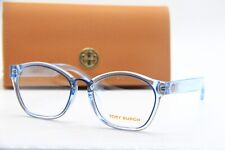NEW TORY BURCH TY 4006U 1775 TRANSPARENT BLUE AUTHENTIC EYEGLASSES W/CASE 52-18 picture