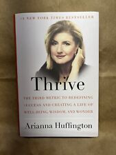 Thrive by Arianna Huffington 2014 signed First Edition picture